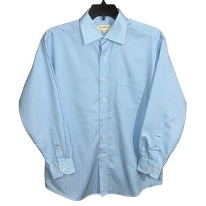 Tommy Bahama Dress Shirt Men’s Size 16 32/33 Blue White